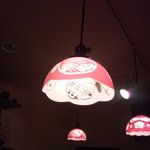 こふく - 照明もキノコみたいだ・・・