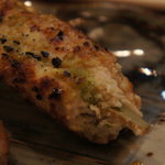 えんや - わさびつくね、わさび中に〜