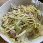 九州ラーメン 桜島 - セットのスタミナ丼