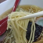 ゆりや食堂 - 中細縮れ麺