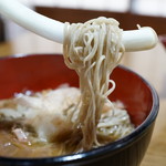 三澤屋 - 冬場の葱は水分が飛んでいるので蕎麦に絡む♪