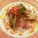 桜井町2丁目食堂　テンゾーネ - 本日のカルパッチョ