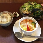 ジャム cafe 可鈴 - 【週替わりランチ(1,050円)】お料理が出揃いました。