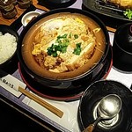 田むら 銀かつ亭 - 豆腐かつ煮定食