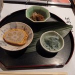 Renkonyapatotsuhasunohana - 前菜三種