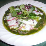 トラットリア ナトゥーラ - タコのカルパッチョです。