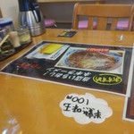 東京らーめん食堂  - テーブル