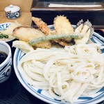手打うどん庵治 - 野菜天ざるうどん 800円