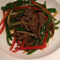 中国料理 大湖苑  - 国産牛肉とピーマンの炒め (´∀｀)/