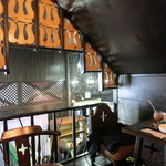 アンヂェラス - 2F、階段裏の席。階段真下の1席しかない超レア席です。