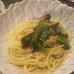 enoteca d'ora - 友達が頼んだパスタ…