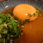 炉ばた雷橋 - 鶏にからめるタレ