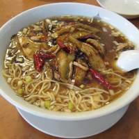 横浜中華街 北京飯店 - ピリ辛ナスそば