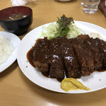 味一 - トンカツ定食810円ライス大盛りプラス60円
