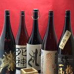 料理屋 三船 - プレミアム酒など各種日本酒取り揃えております。