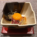 丸新 - 桜肉のユッケ