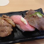 かっぱ寿司 - カルビ・ローストビーフ・牛タン