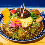 Ojimakarepurasu - Wカレー＋バラ肉の角煮