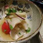 奈良 而今 - プチトマトの食感が独特なのだ！