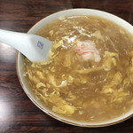 麺 すわまえ食堂 - 蟹肉魚翅湯（フカヒレスープ）で五島うどん