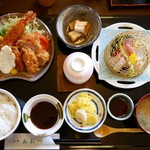 和膳 おおつ - 料理写真:六の膳(フライ２種→３種に変更)