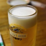 やきとり伝兵衛 - 生ビール