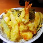 和食さと - にぎやか海老天丼