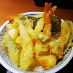 和食さと - にぎやか海老天丼