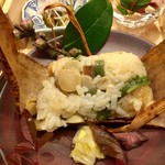 Teppan Ryouri Hanaroku - 山菜おこわアップ