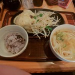 武州うどんあかねandみどりダイニング - 花畑牧場のラクレットチーズハンバーグ（\1,080）