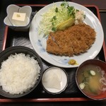 高砂食堂 - 上ロースカツ定食