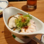 鮨 しょう菜 - 牡蠣、白子ポン酢