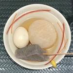 はなまるうどん - 2019/3再訪 はなまるうどん 水戸エクセル店 おでん \270(税別) スーパードライ \290(税別)