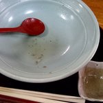 支那そば処 三善 - 完食です。