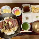 Ore No Taiyou - ステーキ丼（上）セット