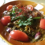 スプーンソング - サグ(ほうれん草)ベースのベジタブルカレー・ベルベレスパイス 1,000円