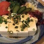 日本そば東京庵 - 豆腐サラダ