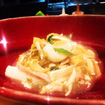 乳酸発酵させた白菜  熟成鶏肉  中国餅