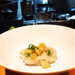 一碗水 - 海老芋とねぎの香り炒め