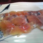 山本養鱒場 - ヤマメの刺身