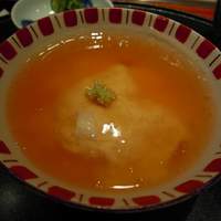 和やまむら - ご飯　湯葉のあんかけご飯　おかわりはちりめんご飯