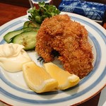 鮨処いけだ - 牡蠣フライ