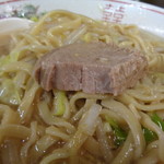 ラーメン二郎 - しっかり味があり柔らかかった