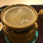 富小路 やま岸 - 雲子と蕗の薹のみぞれ餡、柚子の香