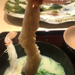 富小路 やま岸 - 松葉蟹のじゃぶじゃぶ