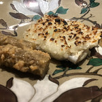 富小路 やま岸 - 太刀魚ネギ焼き、タタキ牛蒡