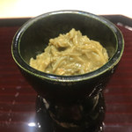 富小路 やま岸 - 松葉蟹　味噌和え甲羅焼き