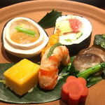 富小路 やま岸 - 八寸（２月節分バージョン）