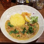 SPICY CURRY 魯珈 - ジャスミンライスポタージュチキンカレー～パンダンリーフの香りを添えて～