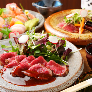 A variety of authentic Japanese Japanese-style meal made with special cooking methods and homemade seasonings
